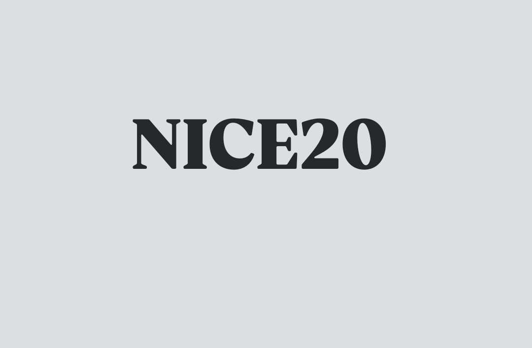 NICE20 coupon verification screenshot