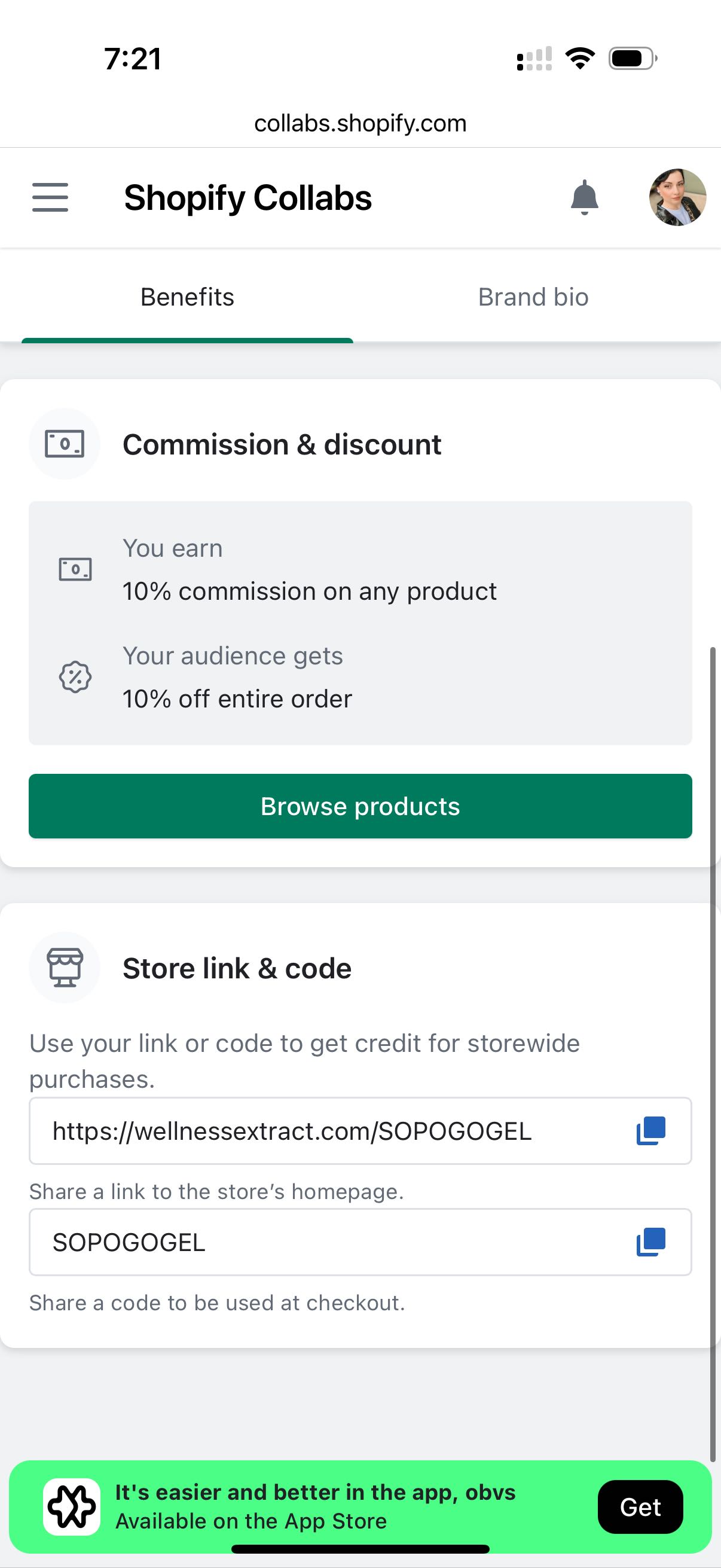 SOPOGOGEL coupon verification screenshot