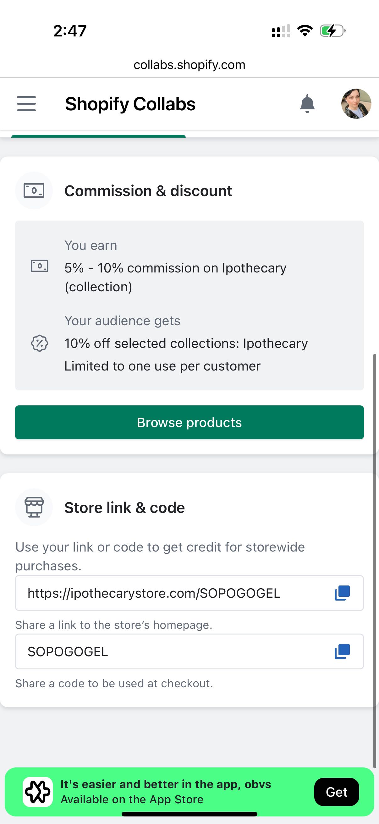 SOPOGOGEL coupon verification screenshot