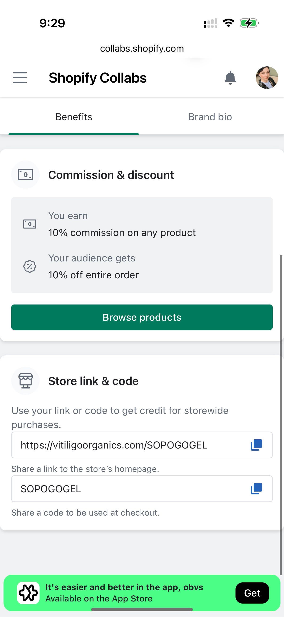 SOPOGOGEL coupon verification screenshot