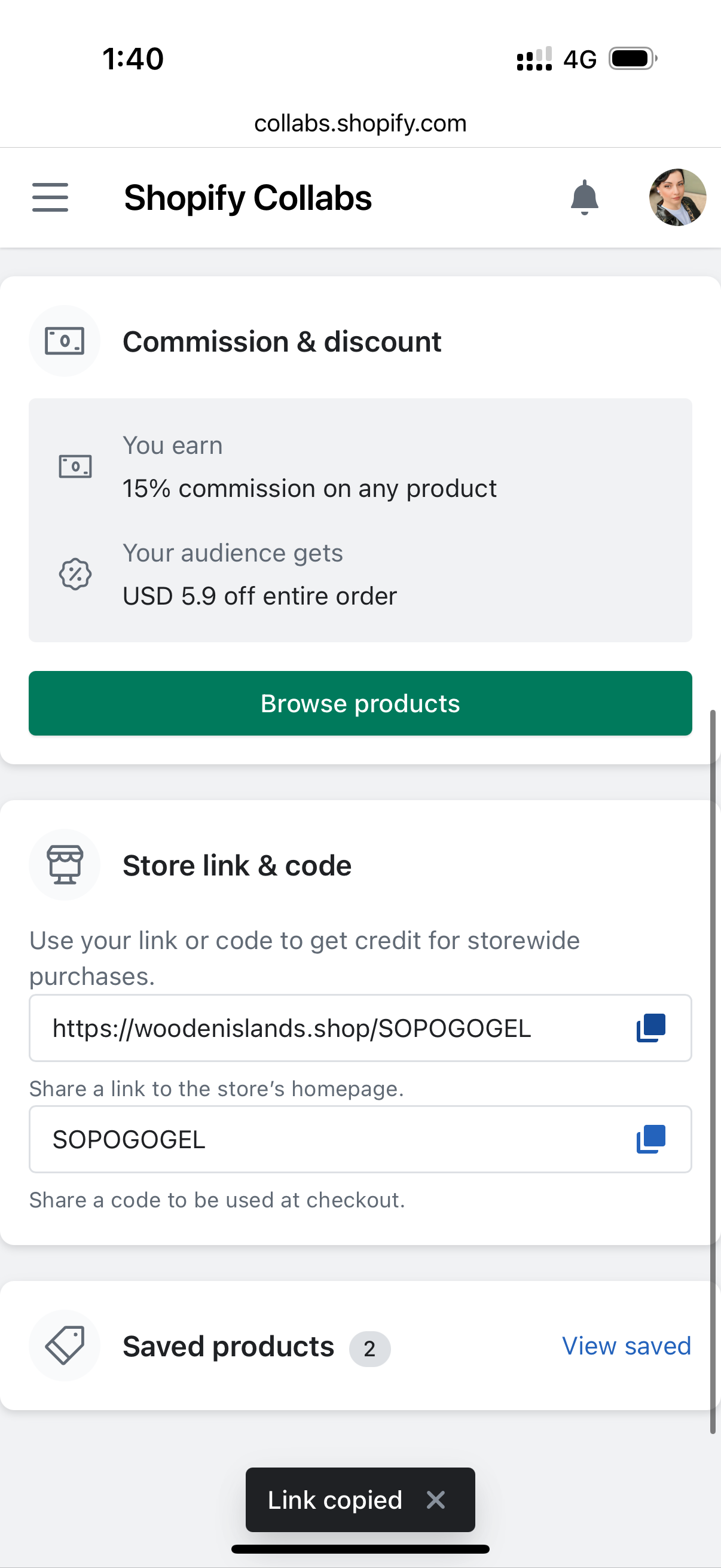 SOPOGOGEL coupon verification screenshot