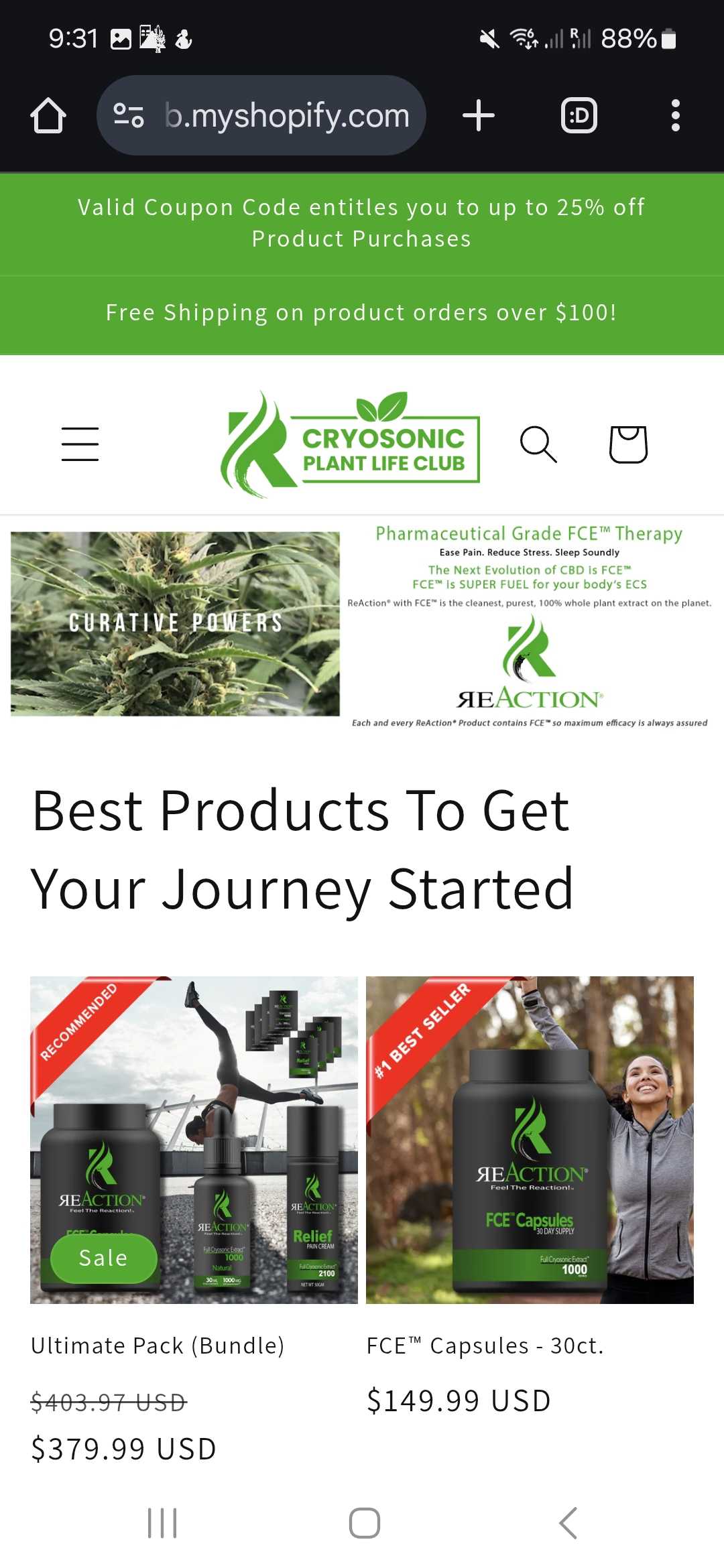 NATURAL coupon verification screenshot