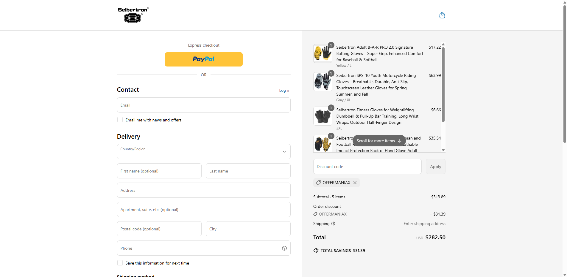 offermaniax coupon verification screenshot