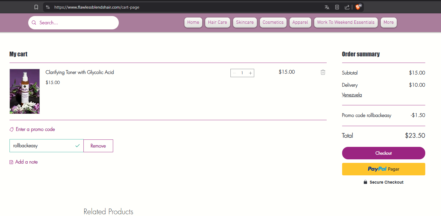 rollbackeasy coupon verification screenshot