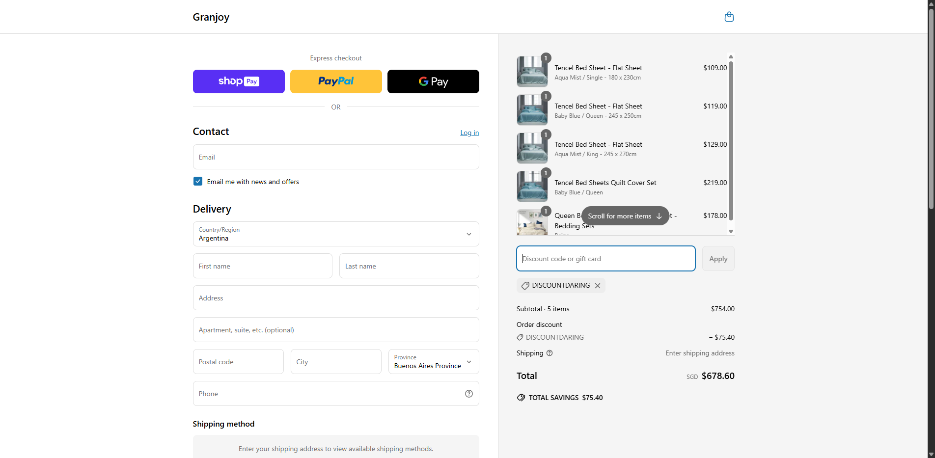 discountdaring coupon verification screenshot