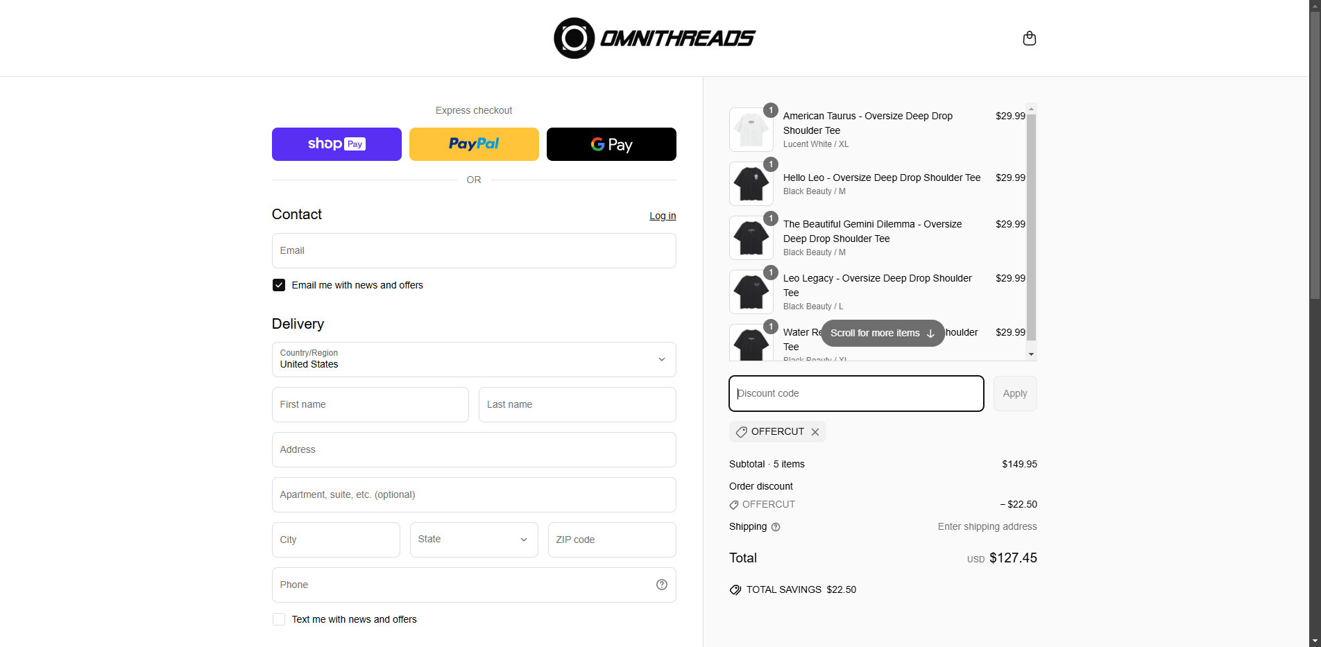 offercut coupon verification screenshot