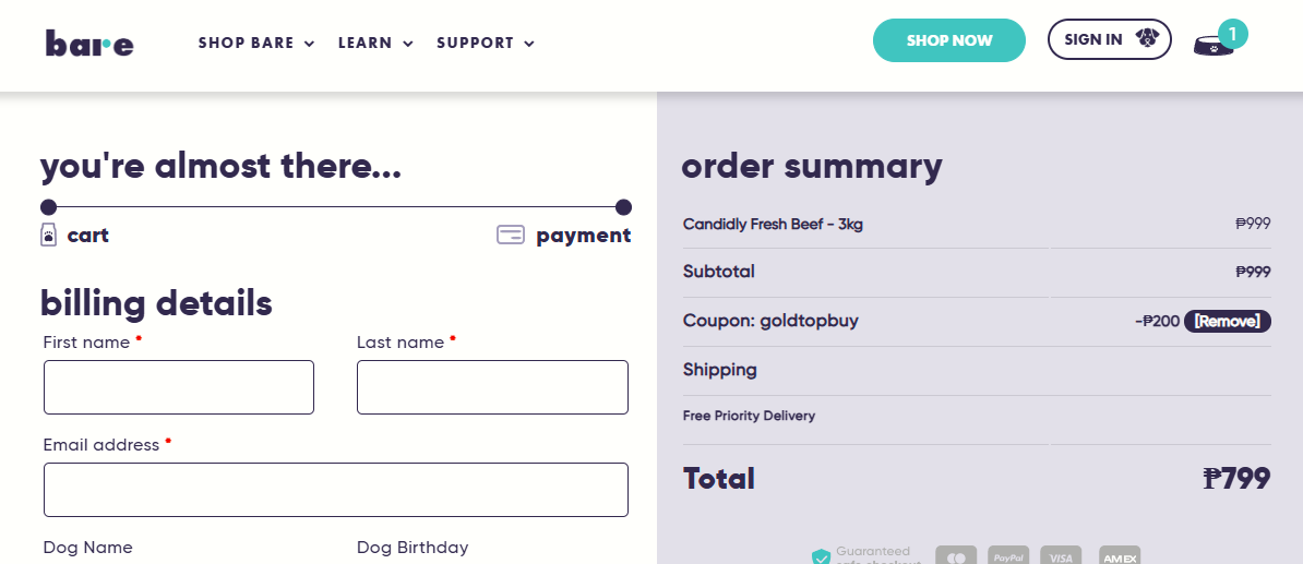 goldtopbuy coupon verification screenshot