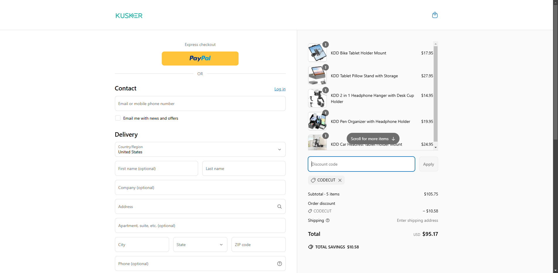 codecut coupon verification screenshot