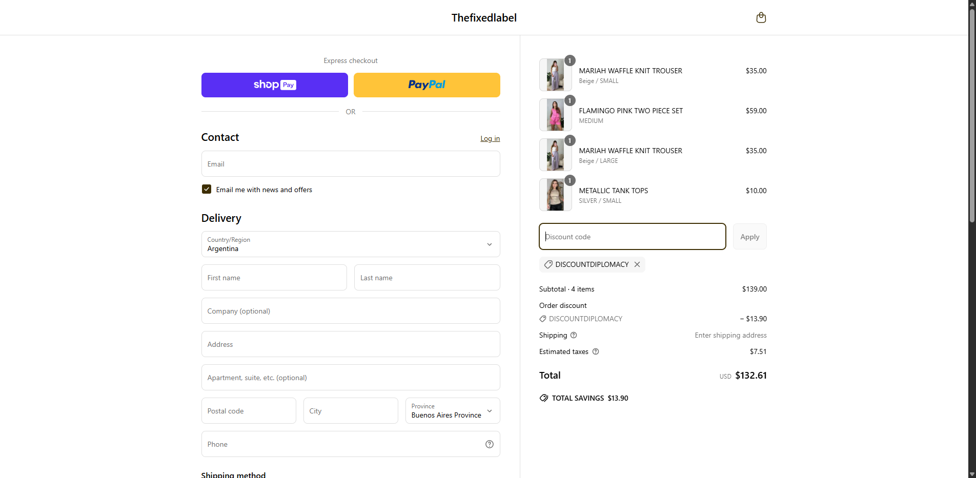 discountdiplomacy coupon verification screenshot