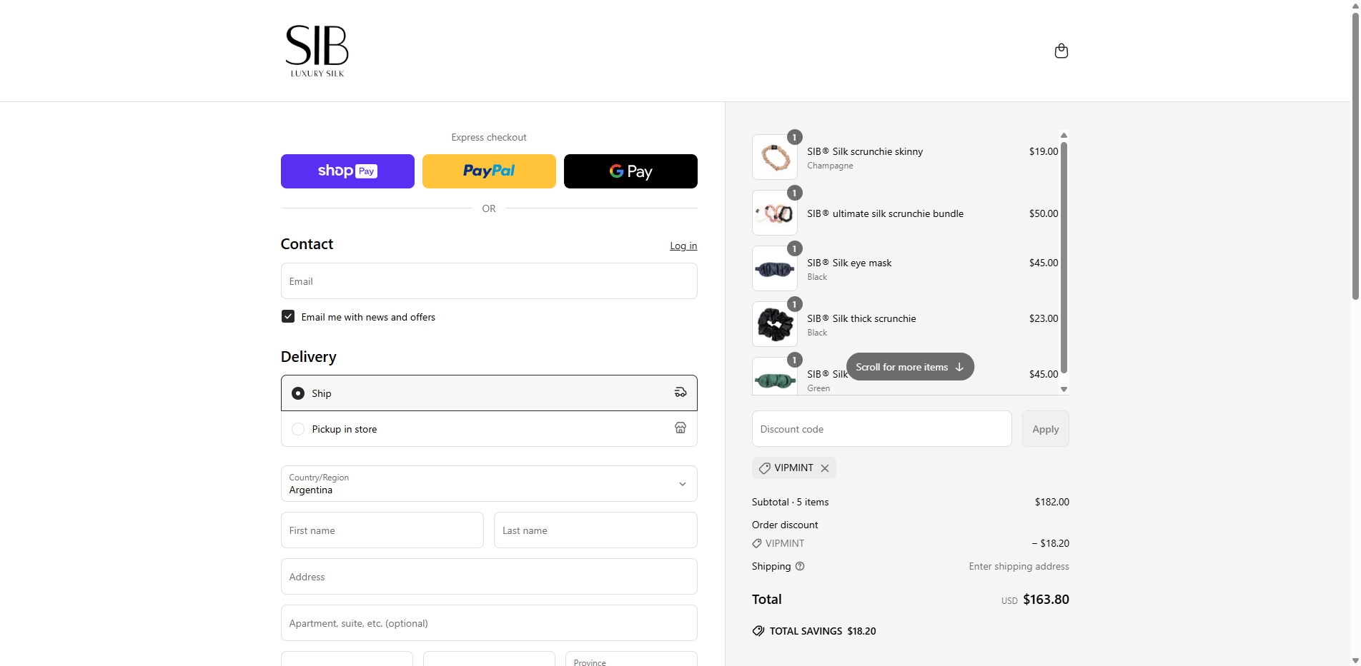vipmint coupon verification screenshot
