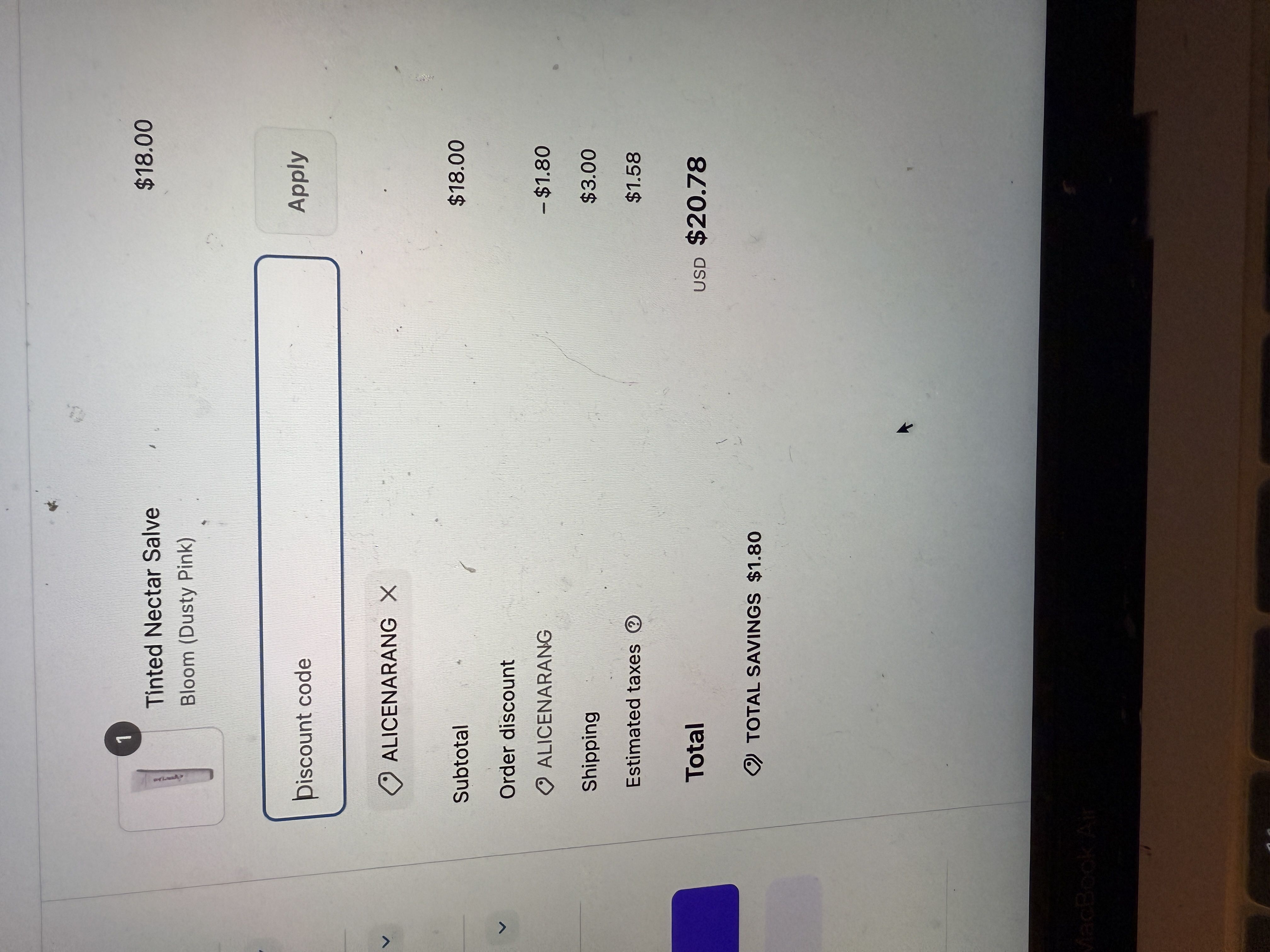 AppleDoll coupon verification screenshot