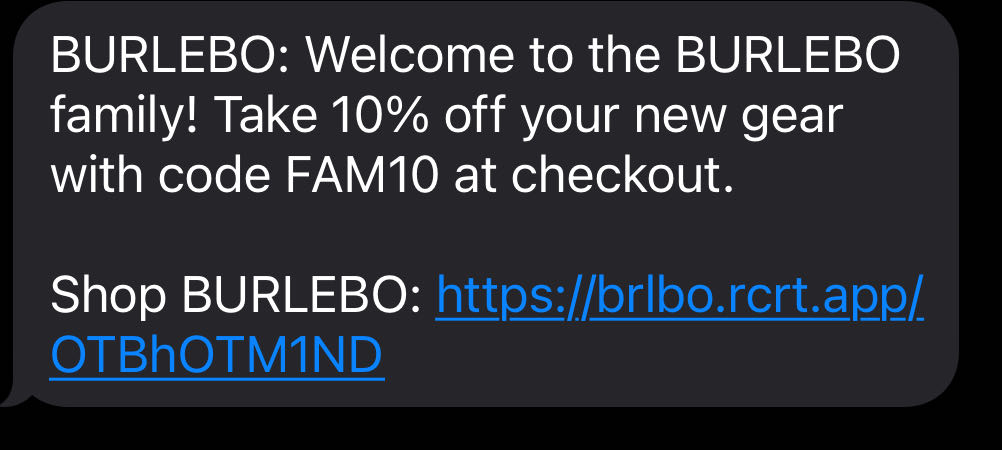 Burlebo discount code screenshot showing code FAM10 applied at Burlebo checkout page. Uploaded by SimplyCodes community member CodePhoenix9540 on Apr 17, 2025