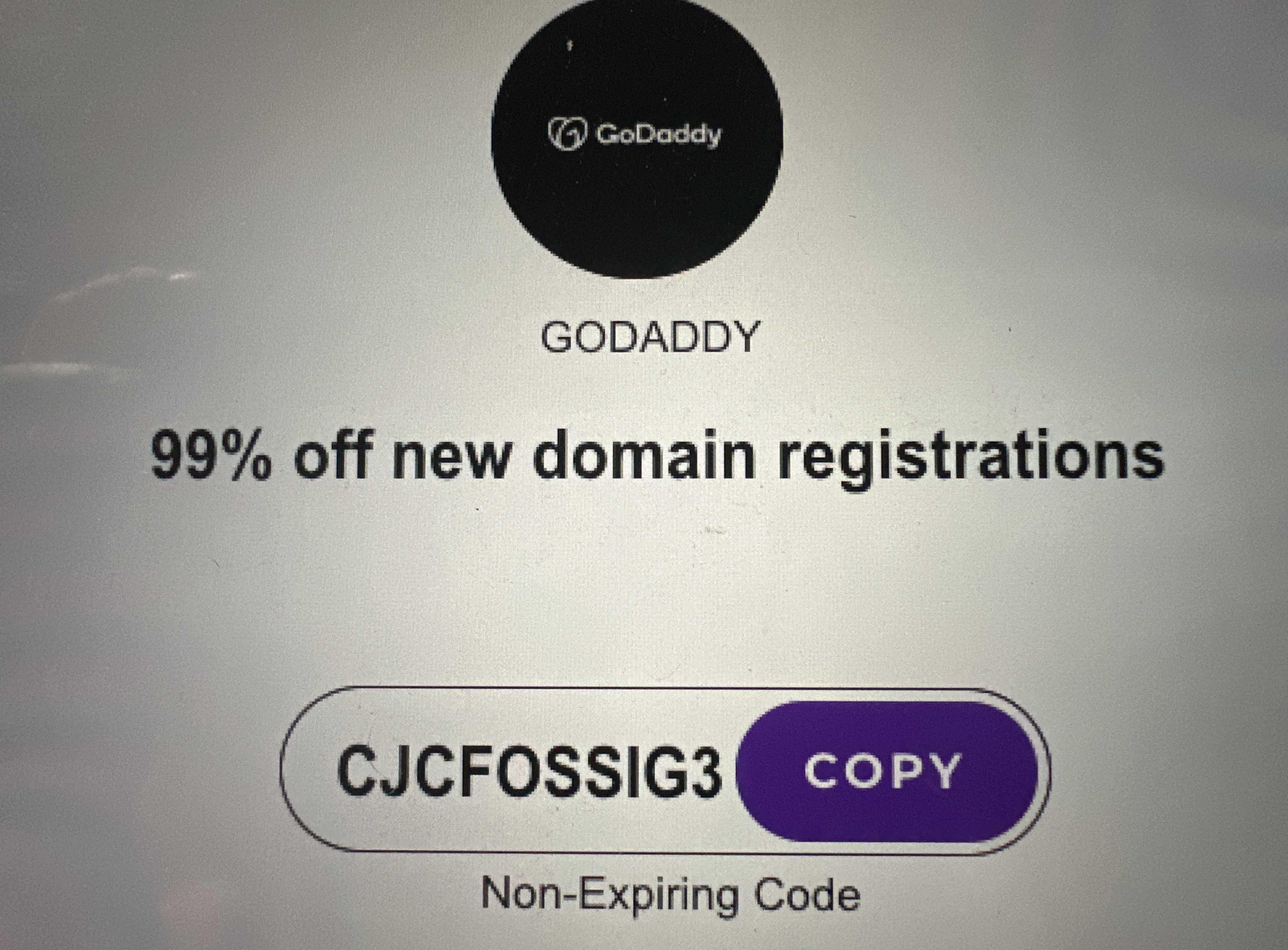 GoDaddy Promo Codes - 25% Off (5 Verified) May 2026