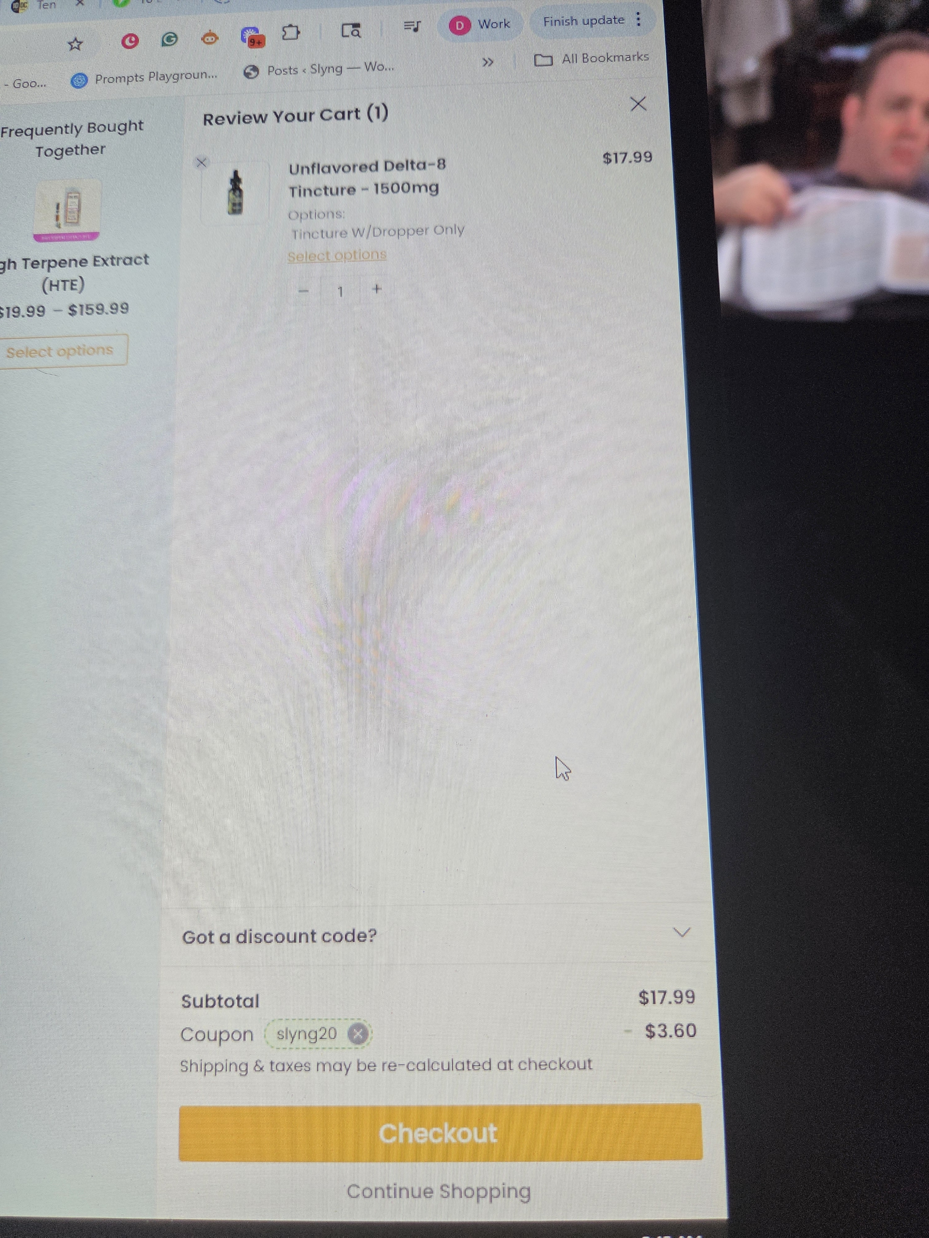 10 Dollar Cartridge coupon verification screenshot