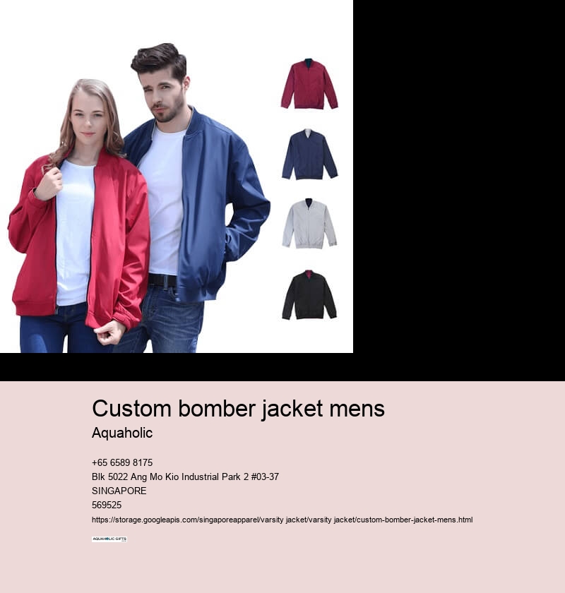 custom bomber jacket mens