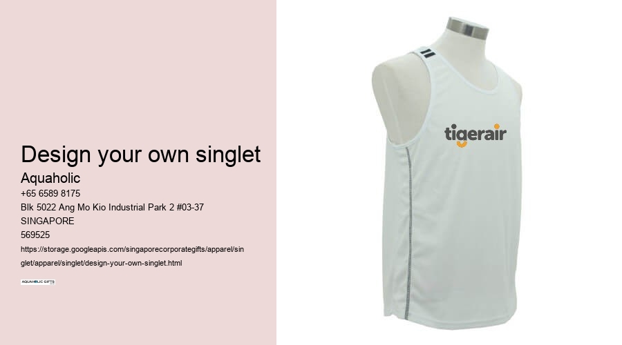 design your own singlet