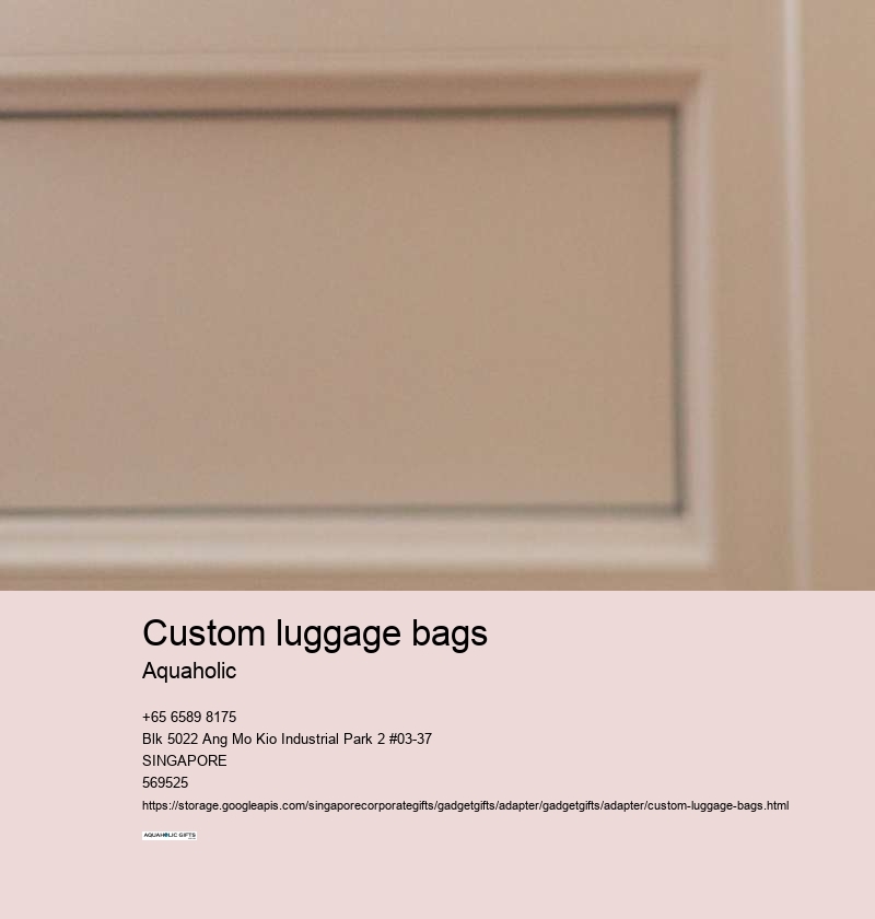 custom luggage bags