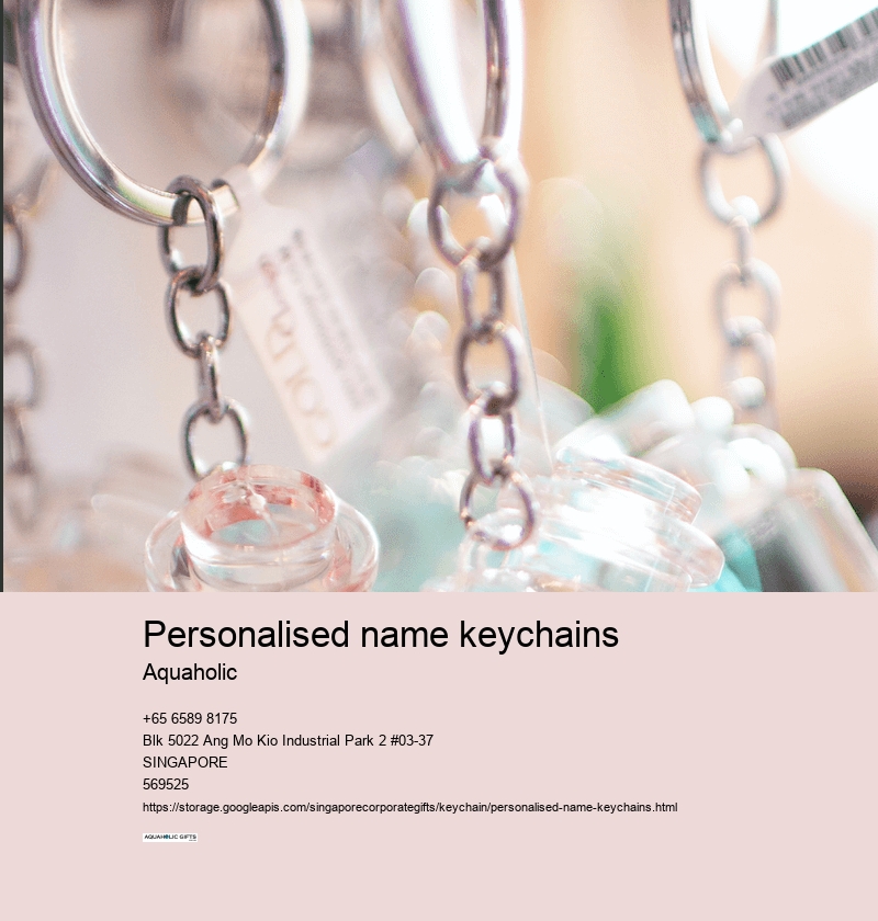 personalised name keychains