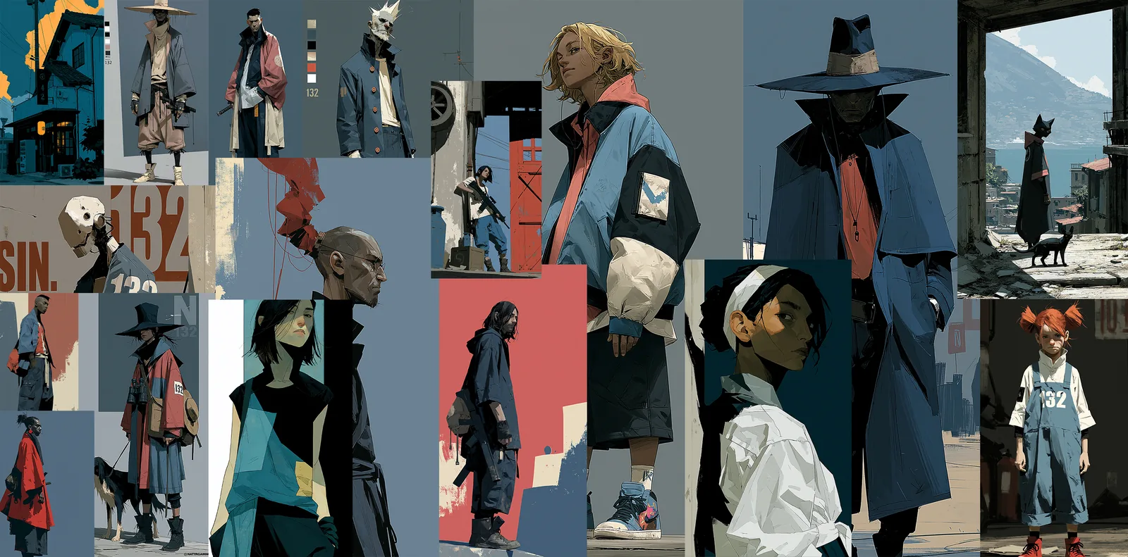 Cast & style board
