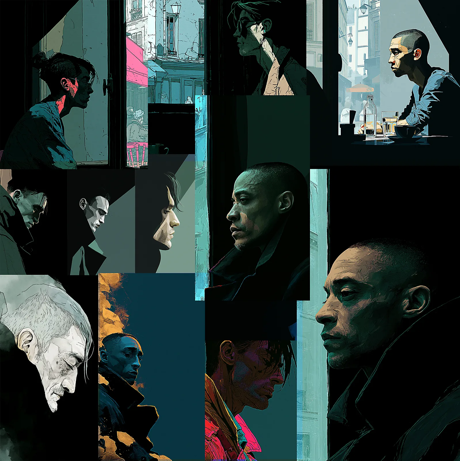 Art direction mood board