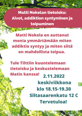 Nokelan luennon juliste