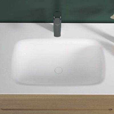 כיור משטח לאמבטיה דגם רוז במגוון גדלים אפשרות חור לברז קוריאן