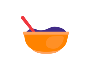 Bowl purple