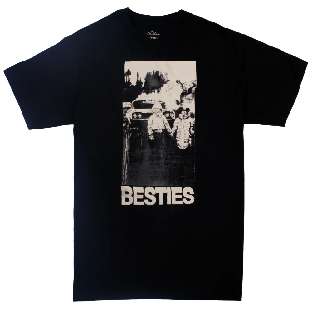 Besties black tee