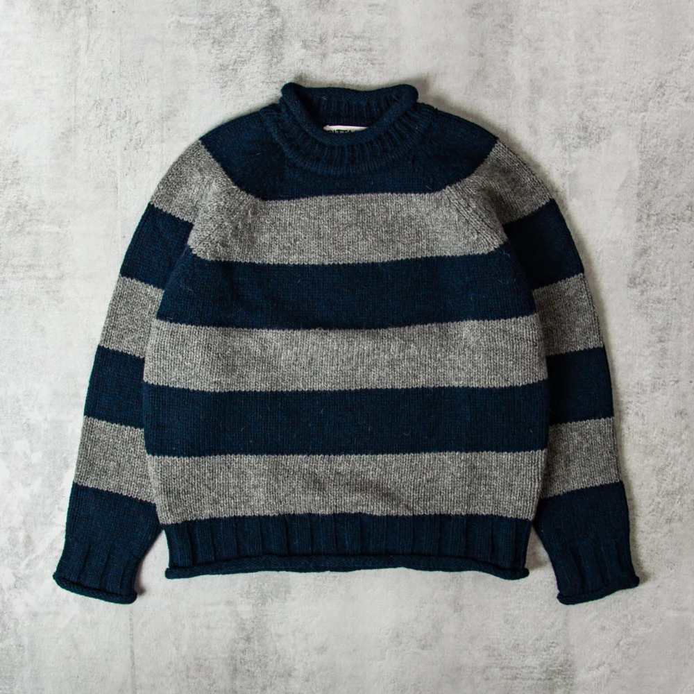 Pittari CJ Hoops Wool Knit - Navy / Grey