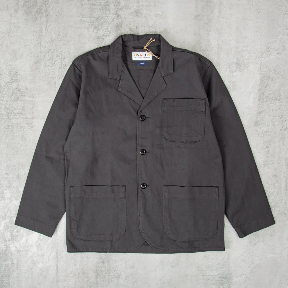 Uskees 3006 Twill Blazer - Charcoal