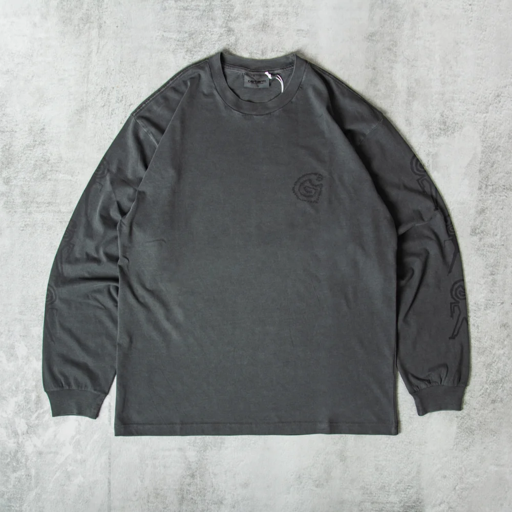 Carhartt WIP Terrestrial L/S Tee - Black / Graphite