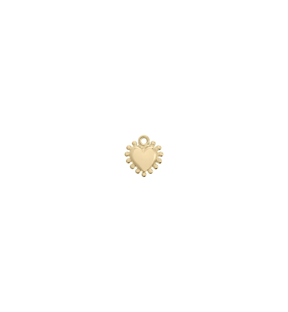 Tiny Adoration Charm 14K