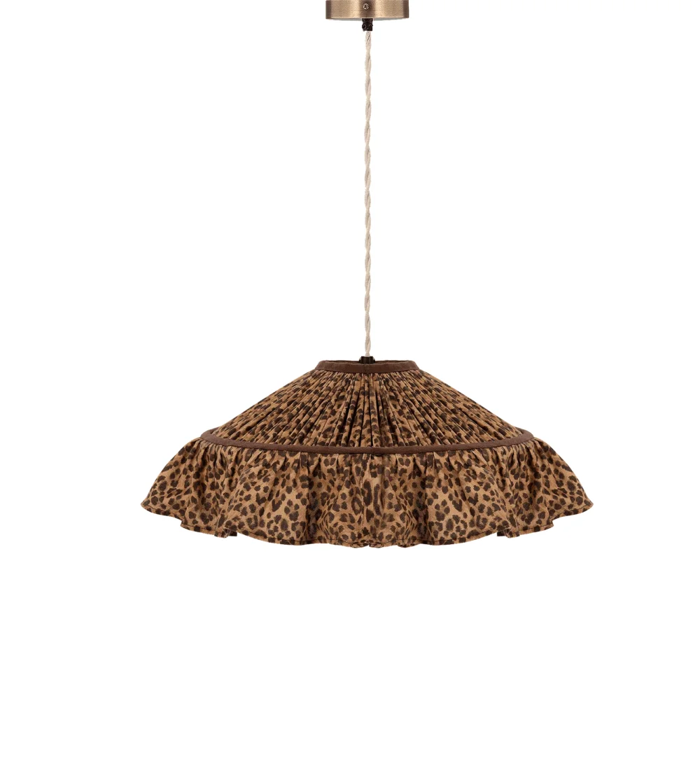 Leopard Frill Lamp