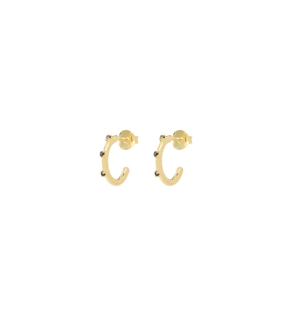 Small Stage Light Hoop Earrings