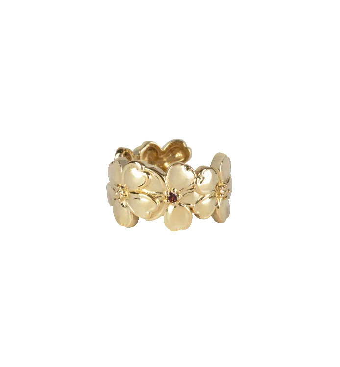 Forget Me Not Ear Cuff 9K