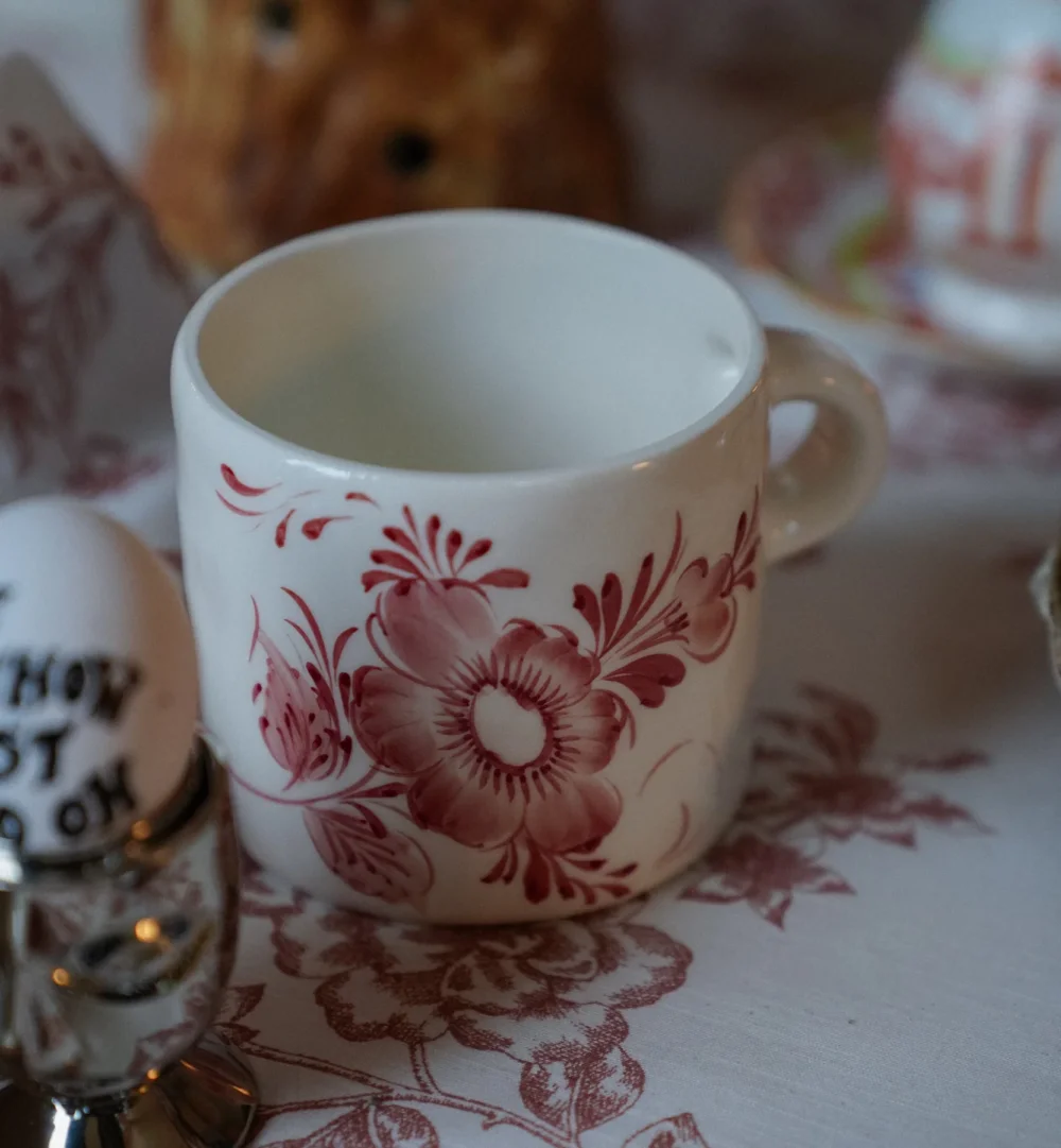 Whimsical Rose Tea Mug - 2