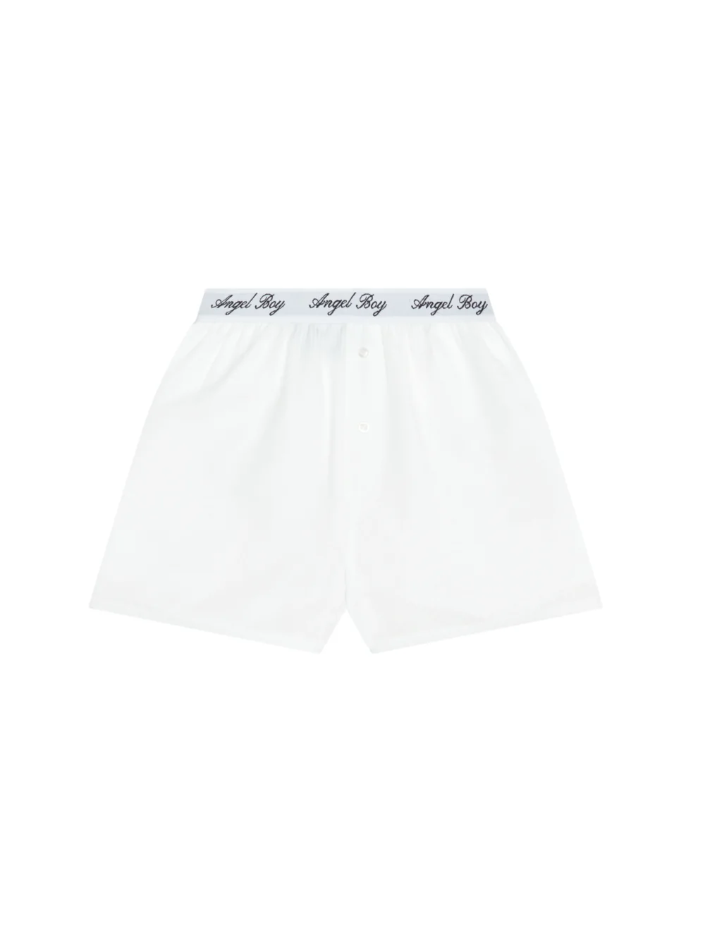 White Pinstripe Boxers