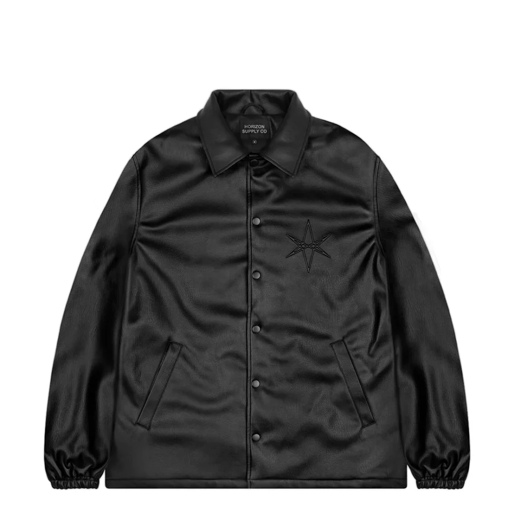 Hex Leather Coach Jacket
