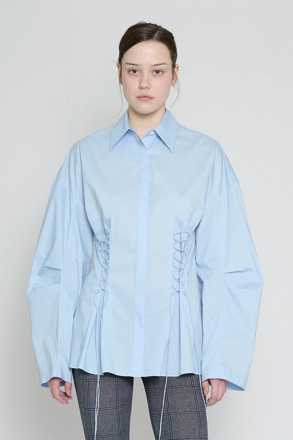 Classic Blue Laced Button Down