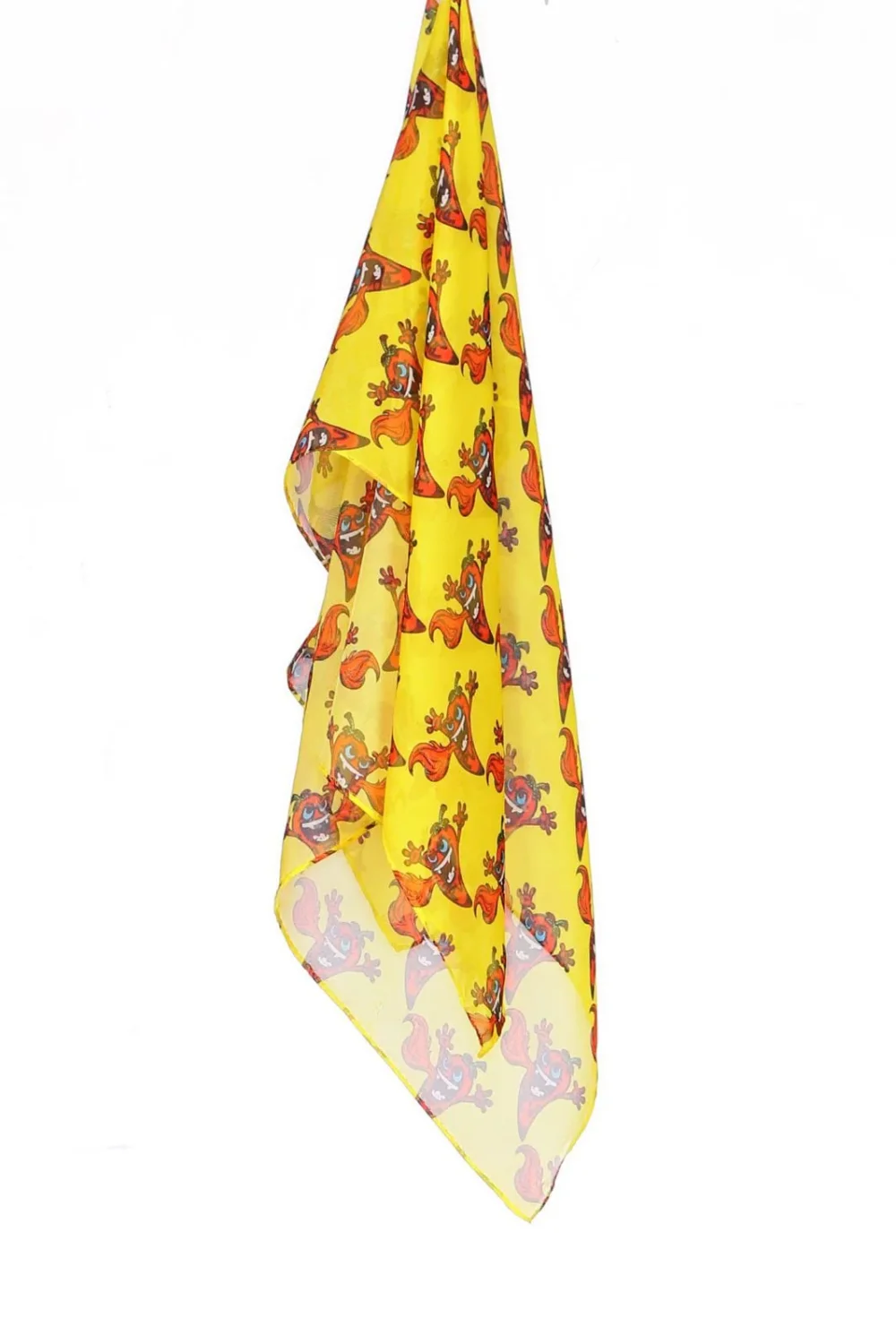 Chili Chiffon Scarf