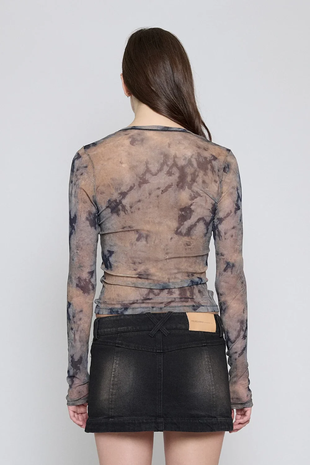 Dune Wash Mesh Long Sleeve Top - 3