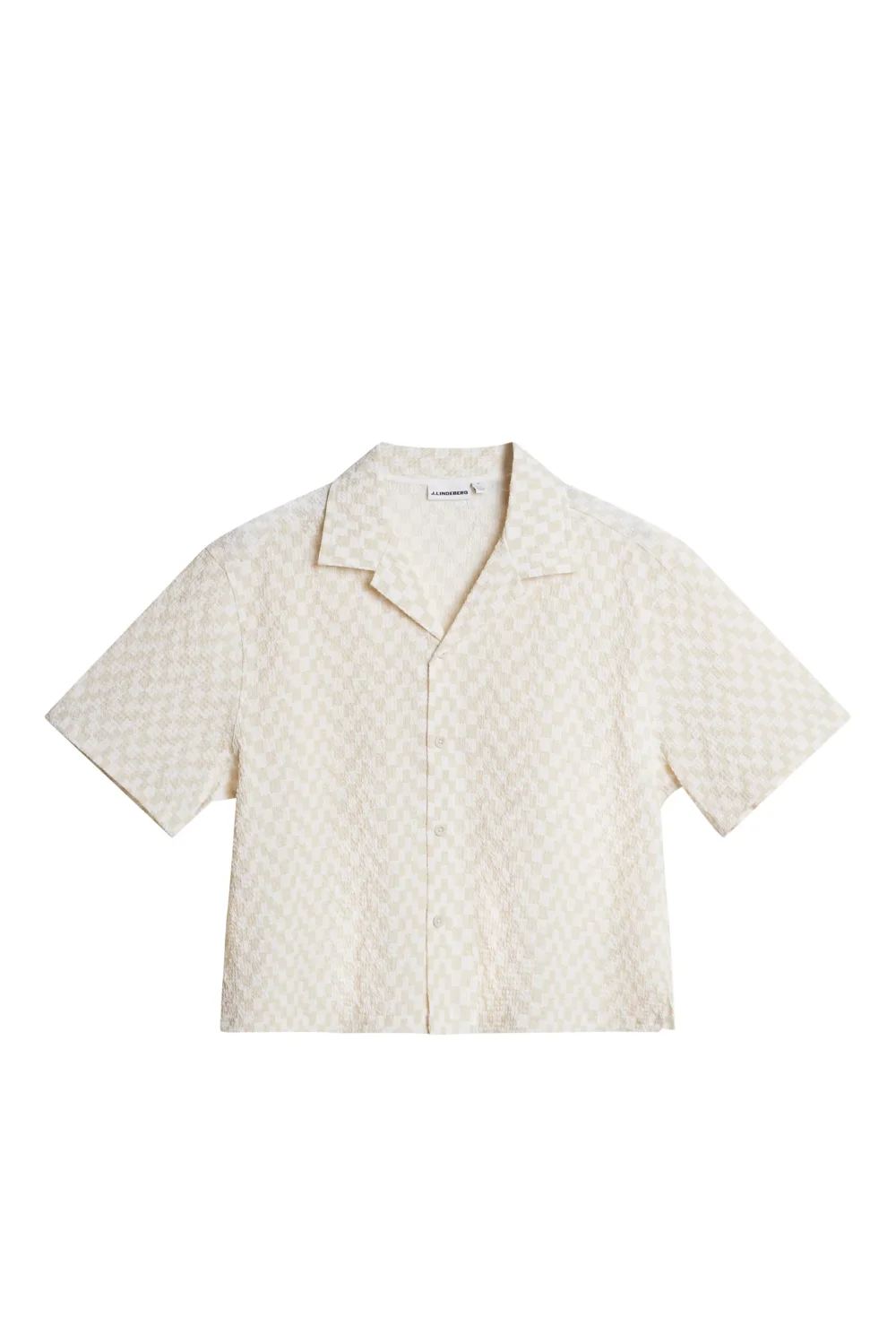 Liv Crinkle Nylon Shirt / Bridge Stack Moonbeam M