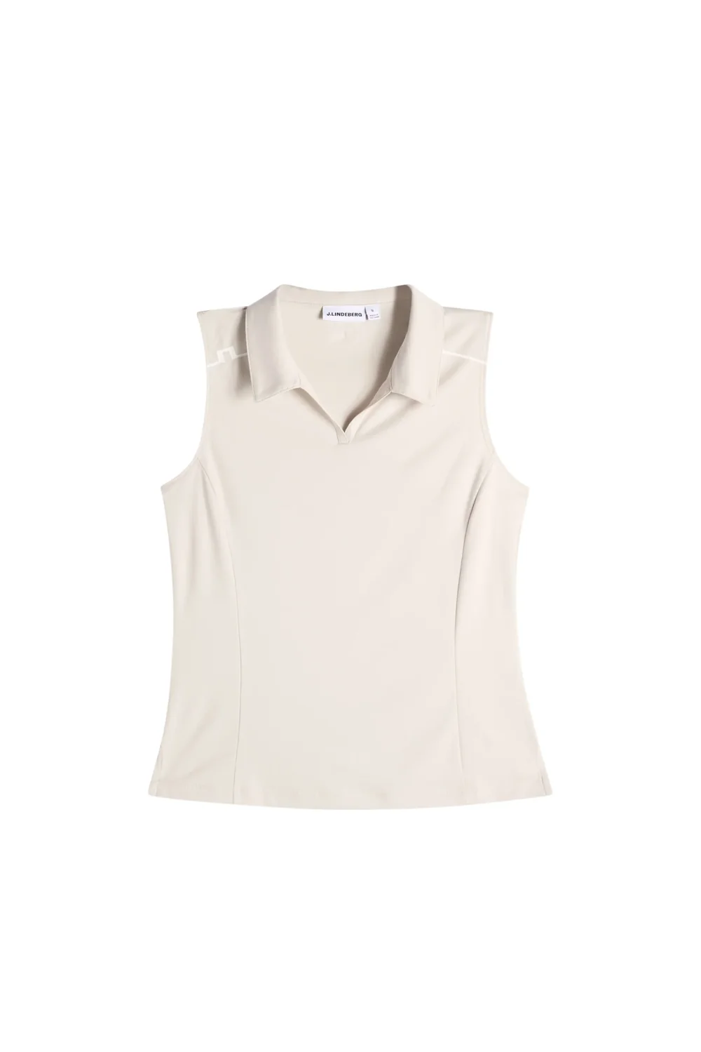 Leah Sleeveless Polo / Moonbeam