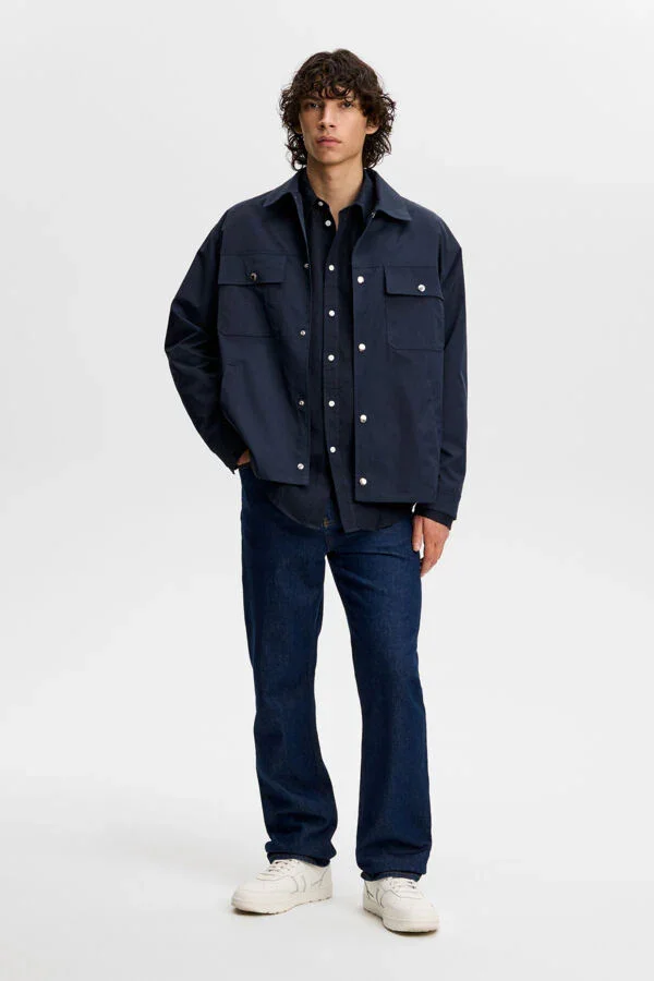 Zachary Clean Linen Shirt / JL Navy - 3