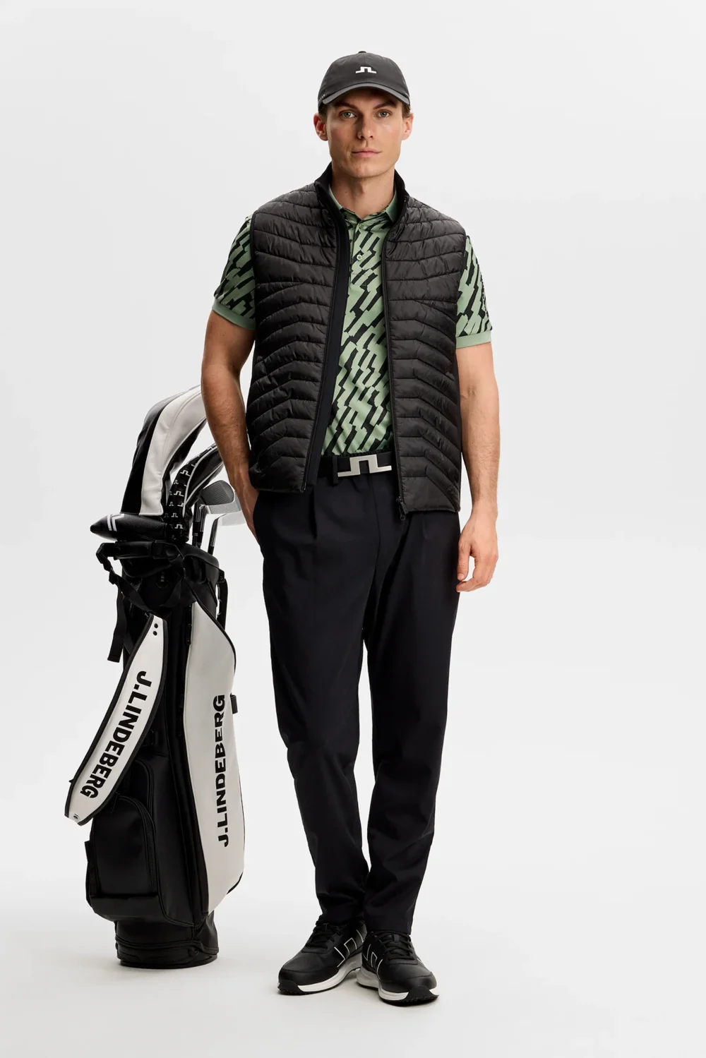 Tour Tech Print Polo / Oak Green M - 4