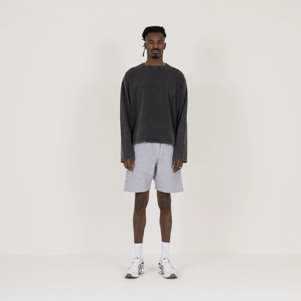 Short - Light Marl Grey - 4