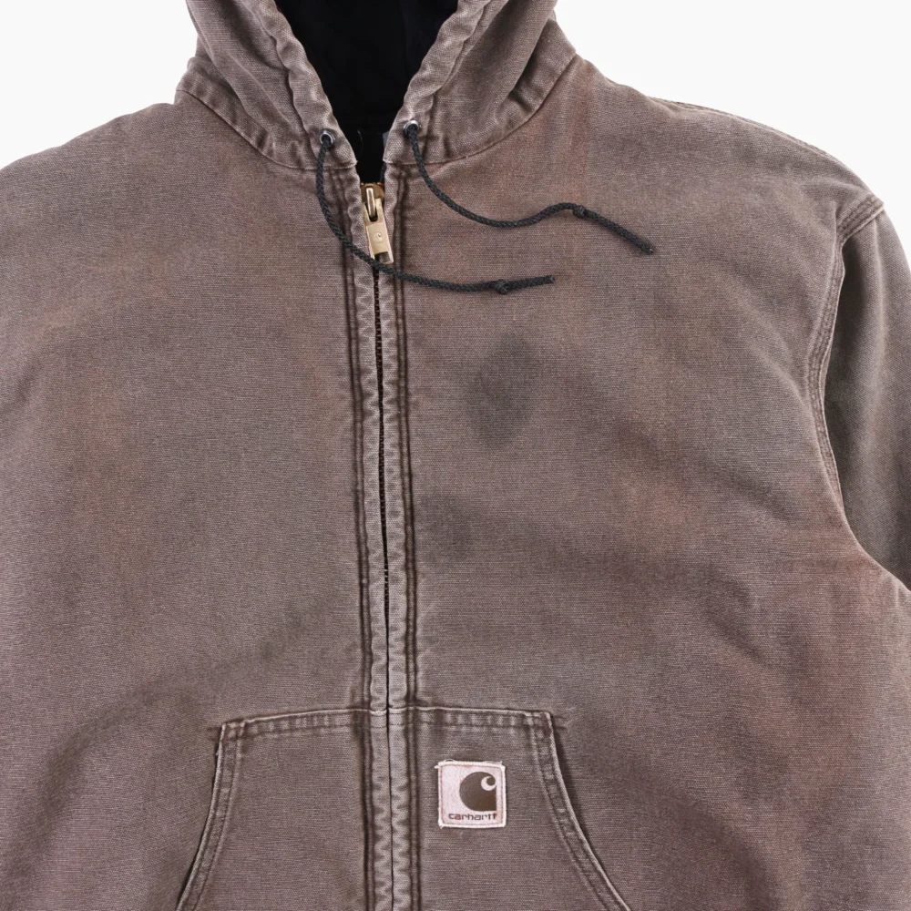 Hooded Active Jacket - Brown - 4