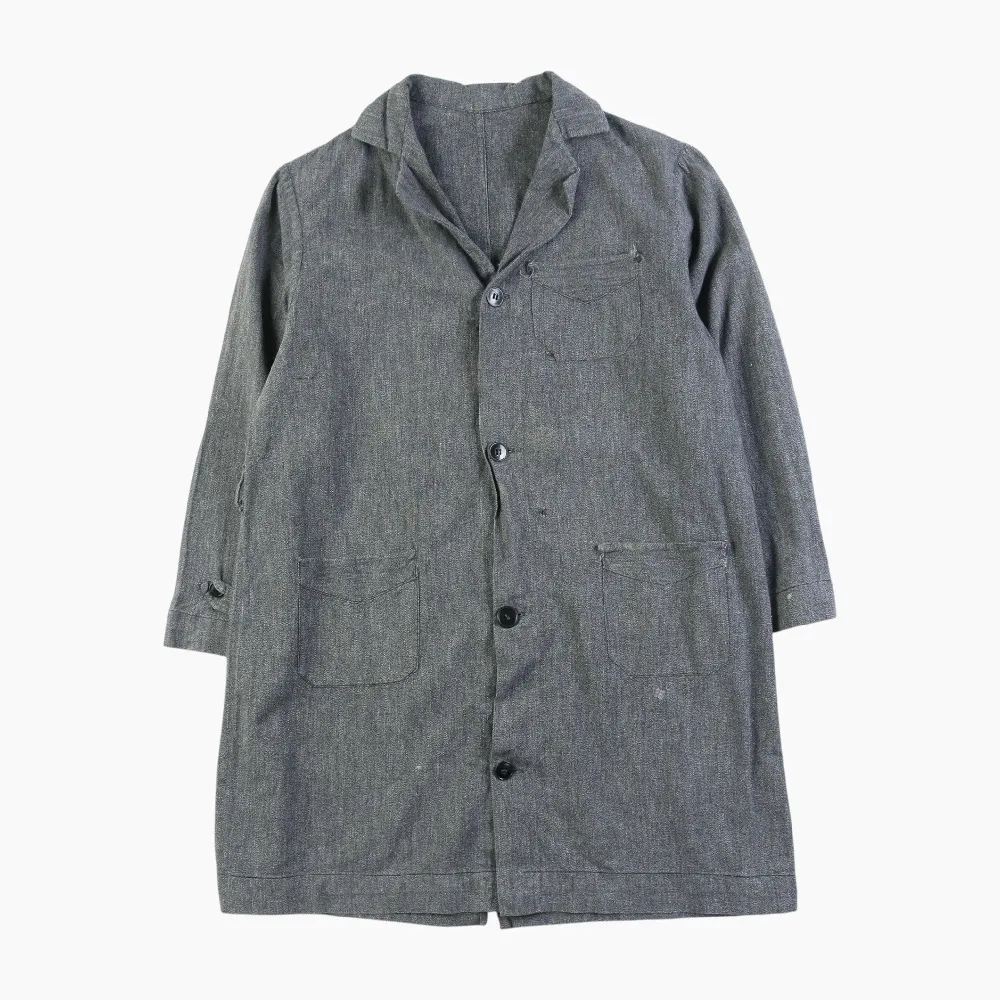 Vintage Salt & Pepper Shop Coat