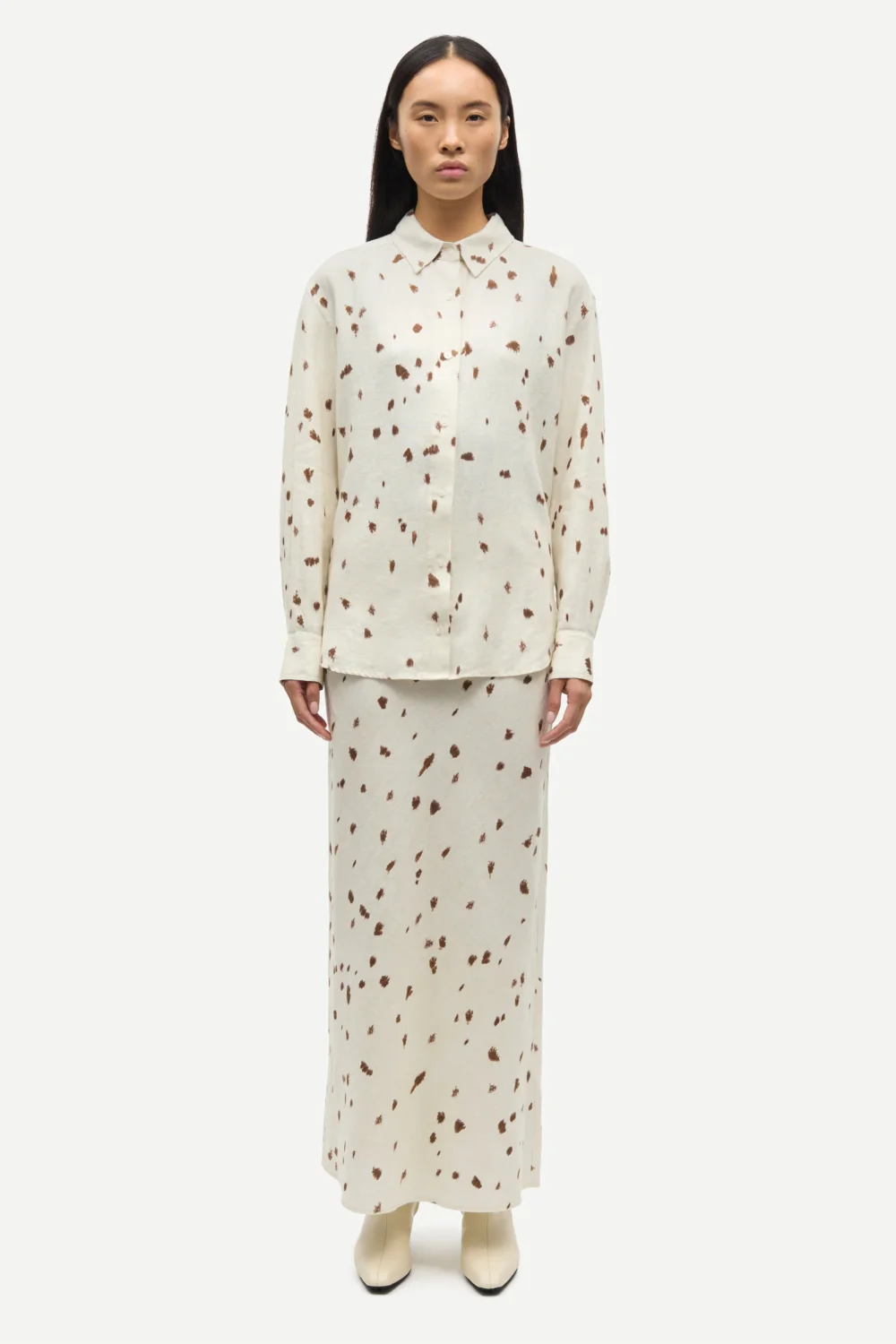 Saagneta long skirt in stray dott