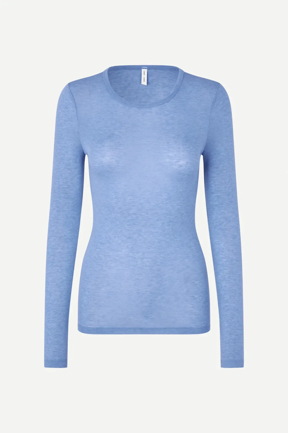 light wool longsleeve in della robbia blue